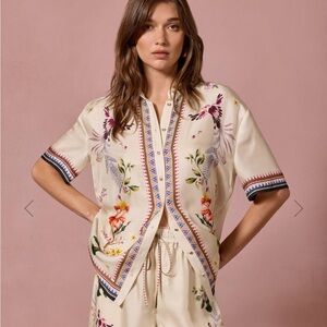 Johnny Was Jade - OPHELIA CAMP SHIRT XXL NWT